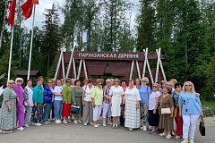 06 июня 2025 г. ветераны педагогического труда ЮАО побывали в Парке Патриот.